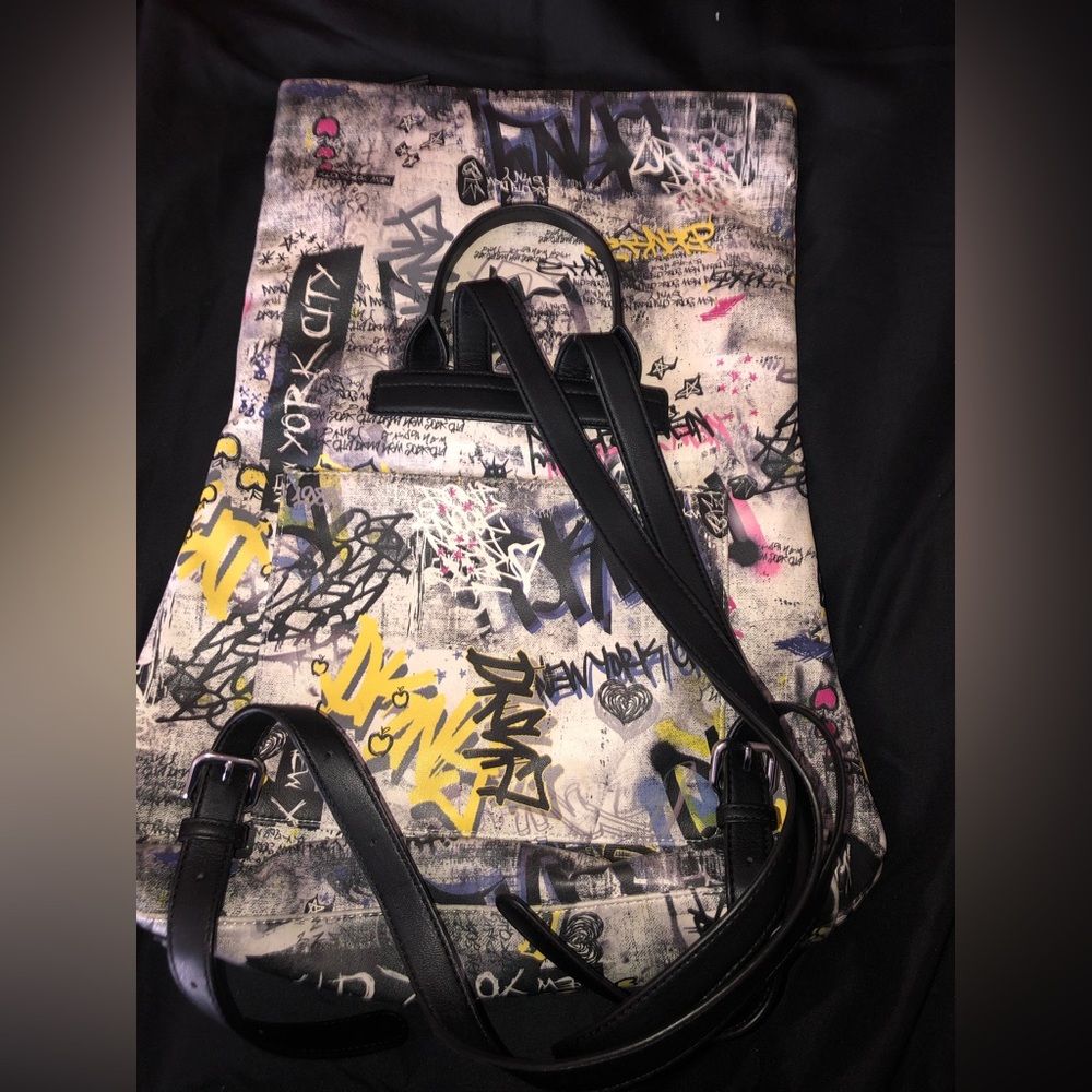 DK Graffiti Backpack Purse